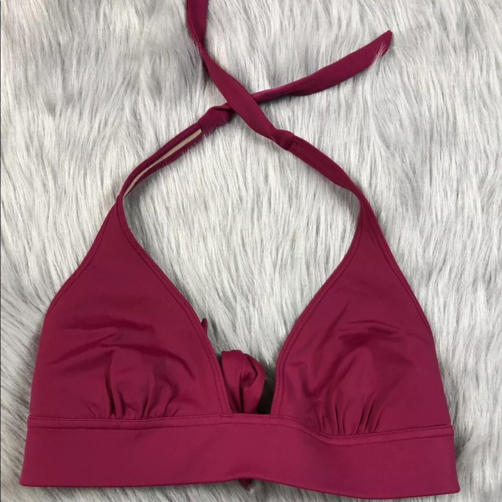 Victoria’s Secret triangle halter bikini top M